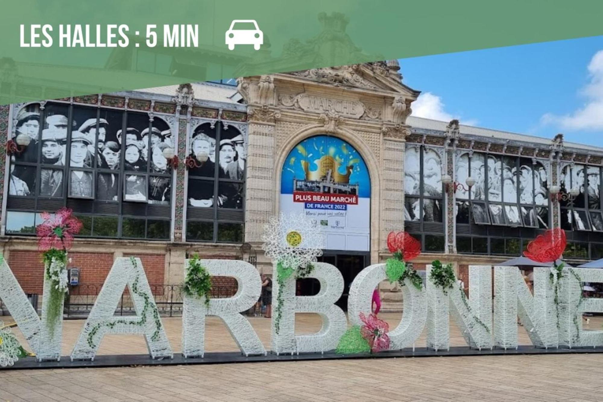 Le Cocon - Wifi - Cour Privative - Proche Halles Narbonne Ngoại thất bức ảnh